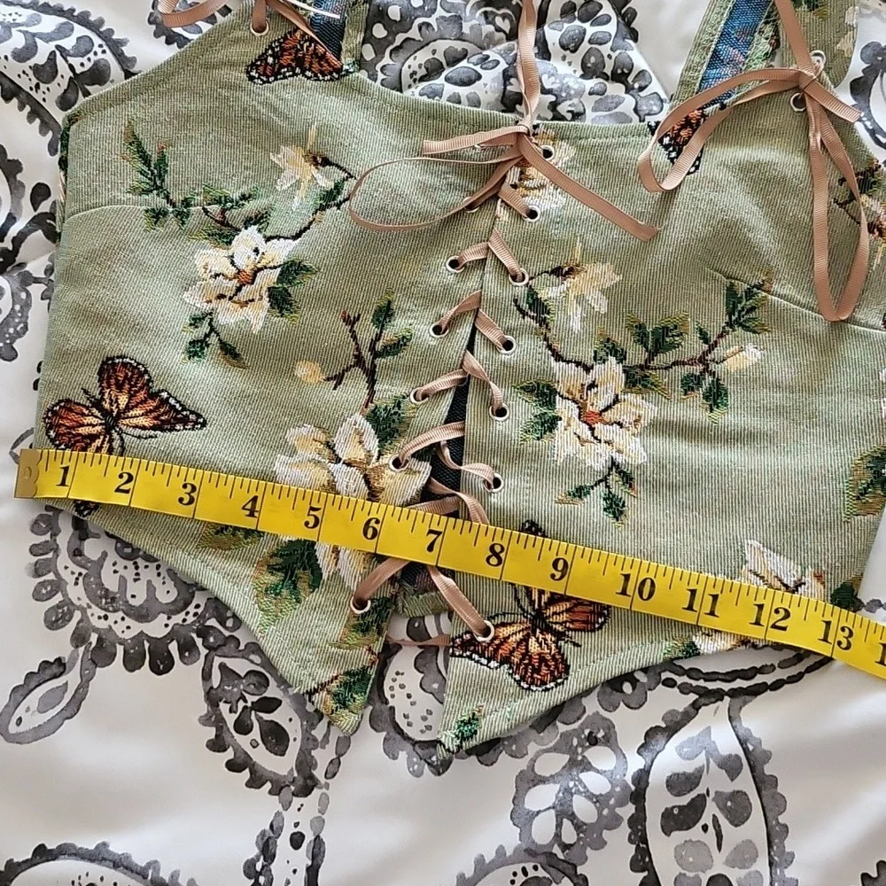 Nature-themed Corset Top - Picture 11 of 11